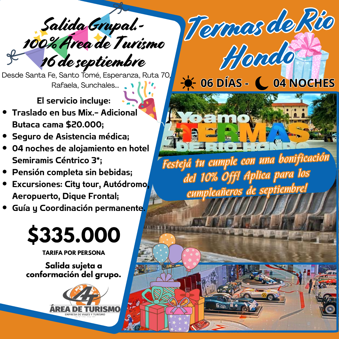TERMAS DE RIO HONDO.-