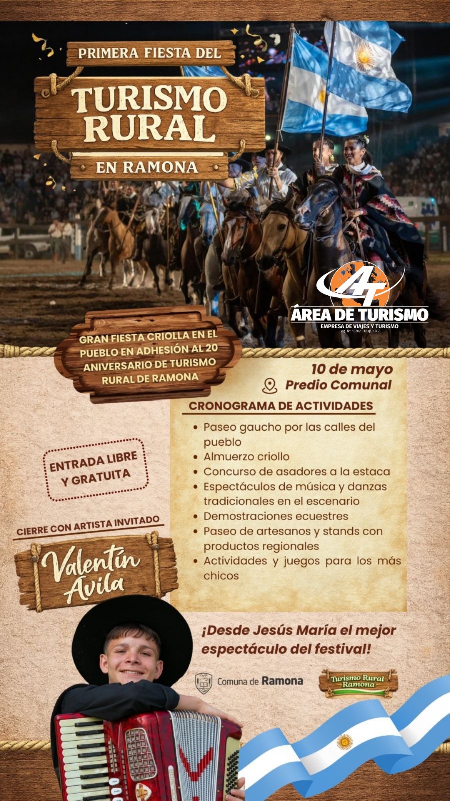 FIESTA DEL TURISMO RURAL en Ramona- Santa Fe